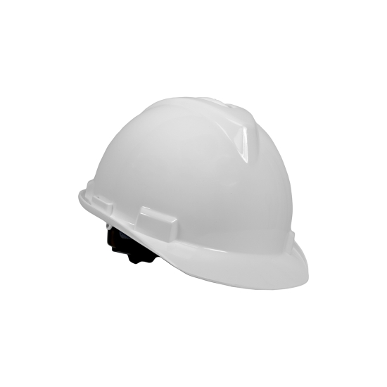 Casco SPC-221 con arnes textil a cremallera Blanco