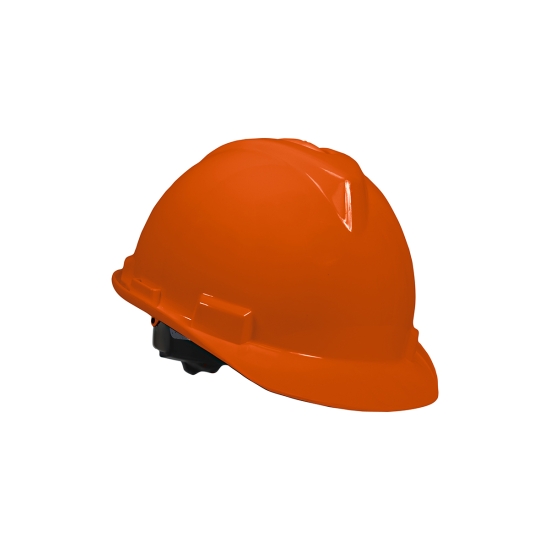 Casco SPC-221 con arnes textil a cremallera Naranja
