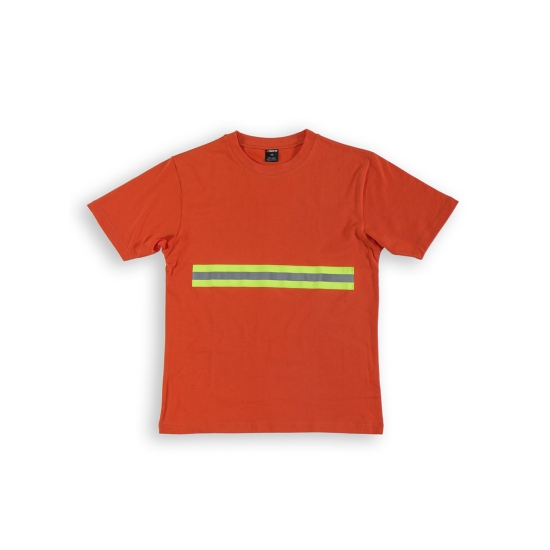 Remera básica manga corta con reflectivo