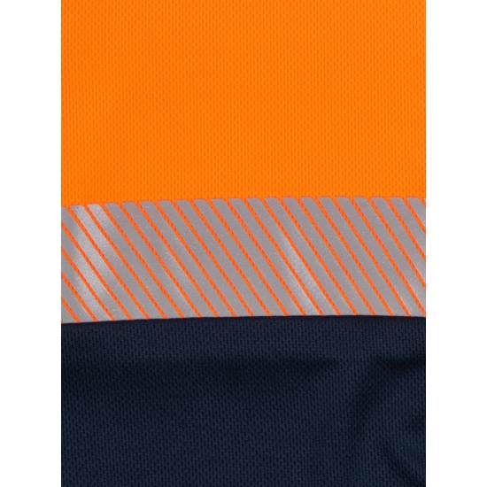 Remera alta visbilidad manga larga 100% Poliéster