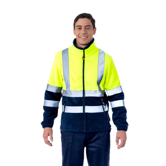 Campera polar alta visibilidad (EN ISO 20471 Clase 2)